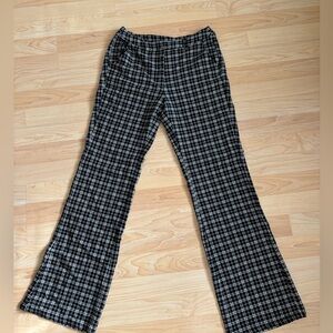 Forever 21 Black and White Plaid Pants